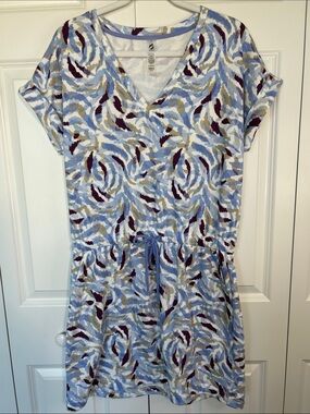 lou & grey signaturesoft henley pocket dress Red Satin Buckle Strap Halter Mini Dress - Event Dresses